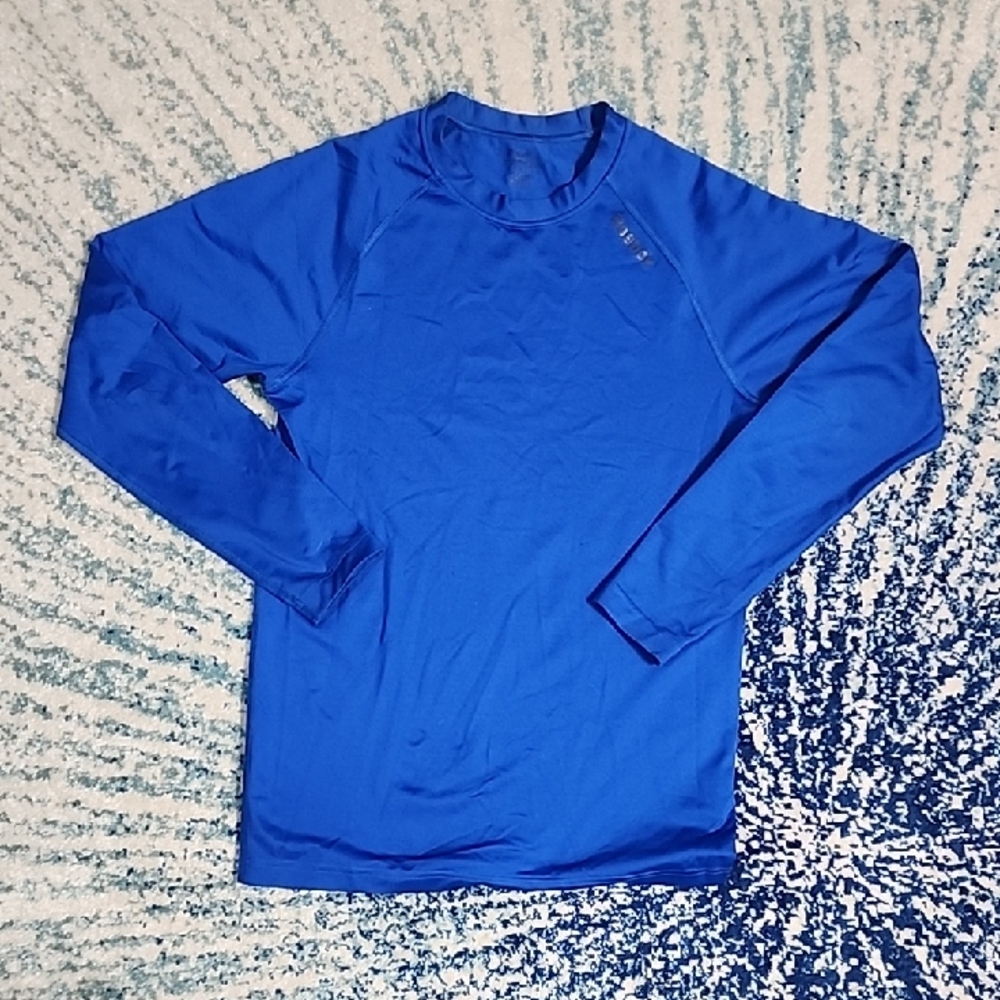 Men's Long Sleeve Blue Shirt